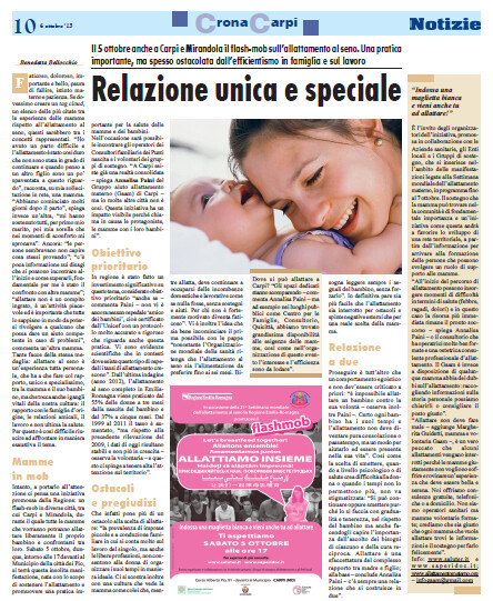 Notizie 6 ottobre